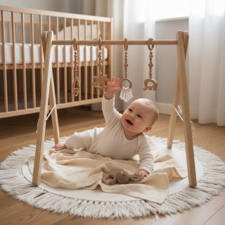 Baby Gym + 4 bukowe zawieszki