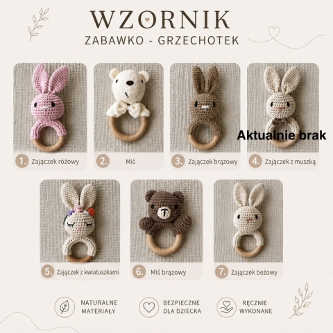 Szydełkowa grzechotka